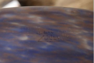 フランスアンティーク　アールヌーヴォー　ミューラー兄弟(Muller Freres Luneville)　美しいインテリアとしてもおすすめの4灯シャンデリア(ペンダントライト、吊り下げ照明、天井照明)(R-061616)