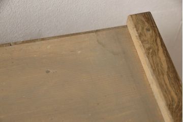 和製アンティーク　前面欅(ケヤキ)材　天板・脚または台輪を付けてリメイク!丸窓付きの時代箪笥サイドボード(テレビ台、和タンス、ローチェスト、引き出し)(R-061620)