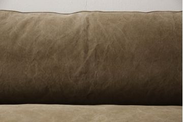 中古　美品　広松木工　リポーゾ(RIPOSO)　ソファ196　オットマン077　ピエトラ(Pietra)　オーク材　ナチュラルな風合いの3人掛けソファ+オットマンのセット(三人掛け、3P)(セット定価 約50万円)(R-061631)
