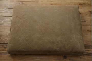 中古　美品　広松木工　リポーゾ(RIPOSO)　ソファ196　オットマン077　ピエトラ(Pietra)　オーク材　ナチュラルな風合いの3人掛けソファ+オットマンのセット(三人掛け、3P)(セット定価 約50万円)(R-061631)