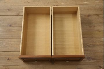 中古　DREXEL HERITAGE(ドレクセルヘリテイジ)　Triune(トライユン)　クラシックなデザインがステキなニーホールデスク(両袖デスク、机、ワークデスク、在宅ワーク用、在宅用)(定価約41万円)(R-061633)