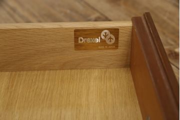 中古　DREXEL HERITAGE(ドレクセルヘリテイジ)　Triune(トライユン)　クラシックなデザインがステキなニーホールデスク(両袖デスク、机、ワークデスク、在宅ワーク用、在宅用)(定価約41万円)(R-061633)