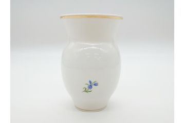 ドイツ　マイセン　Meissen　五つ花　ベーシックフラワー　優雅な佇まいが洗練された雰囲気を醸し出す花瓶(フラワーベース、花器、西洋陶磁器)(R-061650)