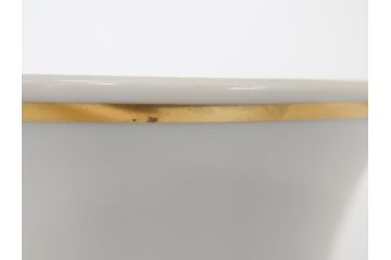 ドイツ　マイセン　Meissen　五つ花　ベーシックフラワー　優雅な佇まいが洗練された雰囲気を醸し出す花瓶(フラワーベース、花器、西洋陶磁器)(R-061650)