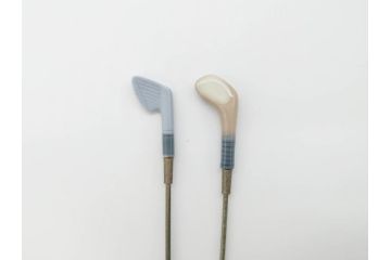 スペイン　リヤドロ　LLADRO　ゴルフのカップル　躍動感溢れる造りが素敵なフィギュリン(箱なし、陶器人形、置物、オブジェ)(R-061660)