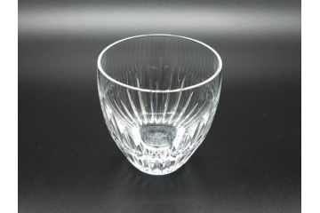 フランス　バカラ(Baccarat)　マッセナ　タンブラー　美しい煌きのクリスタルグラス(共箱付き、ロックグラス、フルレッドクリスタルガラス)(R-061661)