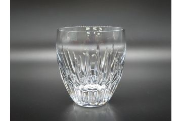 フランス　バカラ(Baccarat)　マッセナ　タンブラー　美しい煌きのクリスタルグラス(共箱付き、ロックグラス、フルレッドクリスタルガラス)(R-061661)