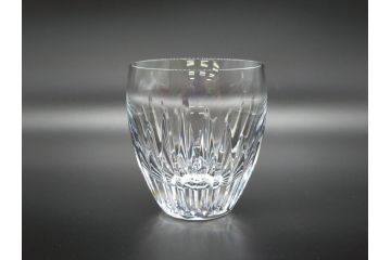 フランス　バカラ(Baccarat)　マッセナ　タンブラー　美しい煌きのクリスタルグラス(共箱付き、ロックグラス、フルレッドクリスタルガラス)(R-061661)