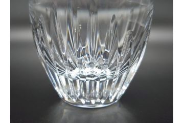 フランス　バカラ(Baccarat)　マッセナ　タンブラー　美しい煌きのクリスタルグラス(共箱付き、ロックグラス、フルレッドクリスタルガラス)(R-061661)