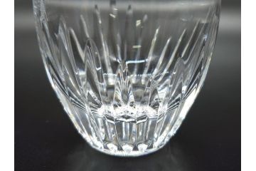 フランス　バカラ(Baccarat)　マッセナ　タンブラー　美しい煌きのクリスタルグラス(共箱付き、ロックグラス、フルレッドクリスタルガラス)(R-061661)