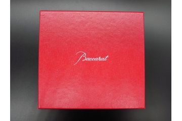 フランス　バカラ(Baccarat)　マッセナ　タンブラー　美しい煌きのクリスタルグラス(共箱付き、ロックグラス、フルレッドクリスタルガラス)(R-061661)