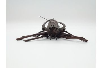 金工師　藤原弘美　銅　伊勢海老　自在置物　関節が動くとてもリアルな置物(工芸品、インテリア)(R-061662)