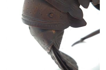 金工師　藤原弘美　銅　伊勢海老　自在置物　関節が動くとてもリアルな置物(工芸品、インテリア)(R-061662)