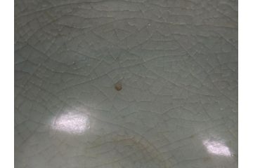 佐賀　年木庵　松本佩山　日恵窯　青瓷茶碗　5寸深鉢(小鉢、共箱付き、青磁茶碗、抹茶茶碗、平茶碗、茶道具、茶器、作家物)(R-061663)