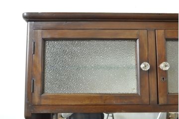 和製アンティーク　整理収納に大活躍!ノスタルジックな雰囲気を醸し出すデンタルキャビネット(デンタルケース、ケビント、ガラスケース、収納棚、戸棚)(R-061664)
