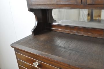 和製アンティーク　整理収納に大活躍!ノスタルジックな雰囲気を醸し出すデンタルキャビネット(デンタルケース、ケビント、ガラスケース、収納棚、戸棚)(R-061664)