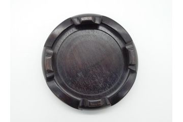 金工　三越　銅製　銀象嵌　竹笹図　花瓶(台座付き、花入、花器、贈呈品、茨城県酒造組合)(R-061674)