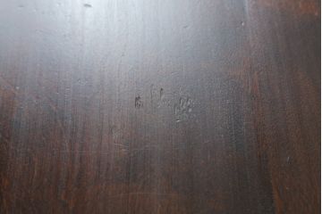 中古　北海道民芸家具　コンパクトで使い勝手の良いライティングビューロー(チェスト、ワークデスク、在宅ワーク用デスク、在宅用、机、座机)(R-061682)