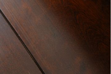 中古　北海道民芸家具　コンパクトで使い勝手の良いライティングビューロー(チェスト、ワークデスク、在宅ワーク用デスク、在宅用、机、座机)(R-061682)
