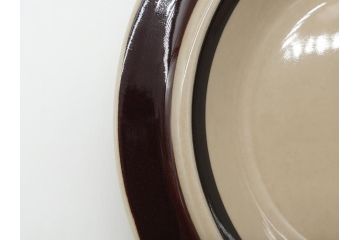 ARABIA　FINLAND　Ruija(ルイージャ)　Ulla Procope(ウラ・プロコッペ)　シンプルで使い勝手のよいスーププレート5枚セット(皿、深皿、ボウル、アラビア、フィンランド、北欧食器)(R-061704)