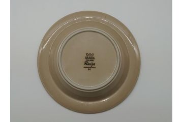 ARABIA　FINLAND　Ruija(ルイージャ)　Ulla Procope(ウラ・プロコッペ)　シンプルで使い勝手のよいスーププレート5枚セット(皿、深皿、ボウル、アラビア、フィンランド、北欧食器)(R-061704)