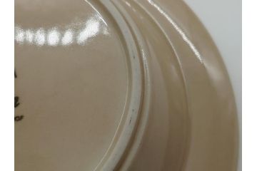 ARABIA　FINLAND　Ruija(ルイージャ)　Ulla Procope(ウラ・プロコッペ)　シンプルで使い勝手のよいスーププレート5枚セット(皿、深皿、ボウル、アラビア、フィンランド、北欧食器)(R-061704)