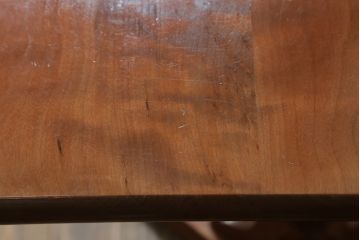 中古　松本民芸家具　凝った脚のデザインが目を惹くサイドテーブル(2人掛け、2P、ダイニングテーブル、カフェテーブル)(R-061706)