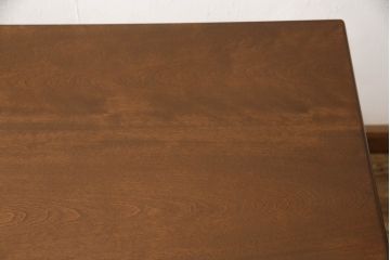 中古　美品　松本民芸家具　凝った脚のデザインが目を惹くサイドテーブル(2人掛け、2P、ダイニングテーブル、カフェテーブル)(R-061707)