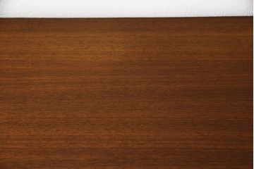希少　和製ビンテージ　YAMAHA(ヤマハ、山葉)　チーク材　シャッター(蛇腹)　美しい色合いと曲線が魅力的なサイドボード(サイドキャビネット、収納棚、戸棚、ヴィンテージ)(R-061713)