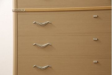 中古　美品　大阪泉州桐箪笥　特注　汚れが付きにくいメラミン化粧板を使った総桐箪笥(総桐たんす、和たんす、和タンス、収納箪笥、衣装箪笥、チェスト、引き出し、バラ売り可能)(R-061718)