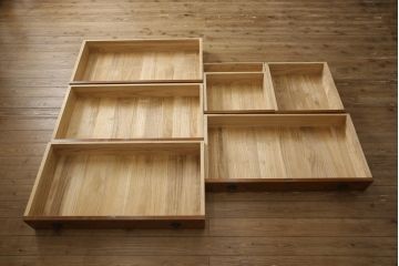 中古　美品　国産　職人手造り　欅(ケヤキ)材　内部桐材　厚手の桐材使用!　荘厳な雰囲気漂う和箪笥(衣装箪笥、和服箪笥、着物箪笥、和タンス、和たんす、引き出し、チェスト)(定価約60万円)(R-061719)