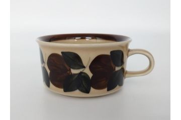 ARABIA　FINLAND　Ruija(ルイージャ)　Ulla Procope(ウラ・プロコッペ)　優しさと温かみある絵付けが印象的なティーカップ&ソーサー3客セット(アラビア、フィンランド、Sモデル、北欧食器、C&S)(R-061720)