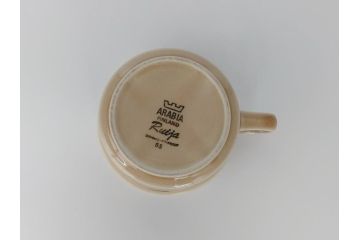 ARABIA　FINLAND　Ruija(ルイージャ)　Ulla Procope(ウラ・プロコッペ)　優しさと温かみある絵付けが印象的なティーカップ&ソーサー3客セット(アラビア、フィンランド、Sモデル、北欧食器、C&S)(R-061720)