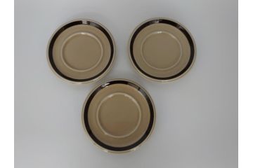 ARABIA　FINLAND　Ruija(ルイージャ)　Ulla Procope(ウラ・プロコッペ)　優しさと温かみある絵付けが印象的なティーカップ&ソーサー3客セット(アラビア、フィンランド、Sモデル、北欧食器、C&S)(R-061720)