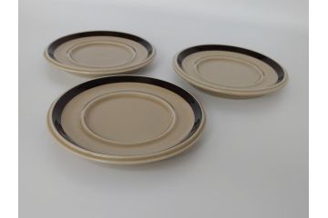 ARABIA　FINLAND　Ruija(ルイージャ)　Ulla Procope(ウラ・プロコッペ)　優しさと温かみある絵付けが印象的なティーカップ&ソーサー3客セット(アラビア、フィンランド、Sモデル、北欧食器、C&S)(R-061720)