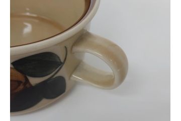 ARABIA　FINLAND　Ruija(ルイージャ)　Ulla Procope(ウラ・プロコッペ)　優しさと温かみある絵付けが印象的なティーカップ&ソーサー3客セット(アラビアフィンランド、Sモデル、北欧食器、C&S)(R-061721)