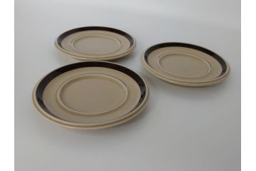 ARABIA　FINLAND　Ruija(ルイージャ)　Ulla Procope(ウラ・プロコッペ)　優しさと温かみある絵付けが印象的なティーカップ&ソーサー3客セット(アラビアフィンランド、Sモデル、北欧食器、C&S)(R-061721)