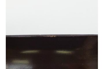 輪島塗　黒塗　蒔絵　金彩　金魚　盃洗　悠々泳ぐ金魚が涼しげな4.8寸深鉢2客セット(杯洗、酒器、漆器、雷紋)(R-061724)