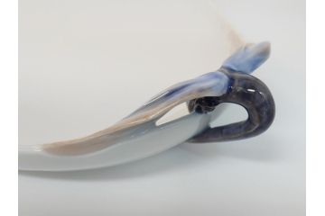 希少　デンマーク　ROYAL　COPENHAGEN(ロイヤルコペンハーゲン)　ミッドサマーナイトドリーム 　ティーセット等6点セット(プレート、カップ&ソーサー、トレイ、舟形ボウル、ティーカップ (モカカップ)&ソーサー、クリーマー、シュガーポット)(R-061731)