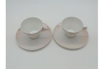 希少　デンマーク　ROYAL　COPENHAGEN(ロイヤルコペンハーゲン)　ミッドサマーナイトドリーム 　ティーセット等6点セット(プレート、カップ&ソーサー、トレイ、舟形ボウル、ティーカップ (モカカップ)&ソーサー、クリーマー、シュガーポット)(R-061731)