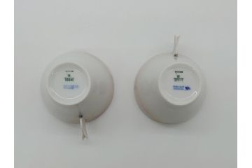 希少　デンマーク　ROYAL　COPENHAGEN(ロイヤルコペンハーゲン)　ミッドサマーナイトドリーム 　ティーセット等6点セット(プレート、カップ&ソーサー、トレイ、舟形ボウル、ティーカップ (モカカップ)&ソーサー、クリーマー、シュガーポット)(R-061731)