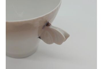希少　デンマーク　ROYAL　COPENHAGEN(ロイヤルコペンハーゲン)　ミッドサマーナイトドリーム 　ティーセット等6点セット(プレート、カップ&ソーサー、トレイ、舟形ボウル、ティーカップ (モカカップ)&ソーサー、クリーマー、シュガーポット)(R-061731)