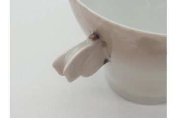 希少　デンマーク　ROYAL　COPENHAGEN(ロイヤルコペンハーゲン)　ミッドサマーナイトドリーム 　ティーセット等6点セット(プレート、カップ&ソーサー、トレイ、舟形ボウル、ティーカップ (モカカップ)&ソーサー、クリーマー、シュガーポット)(R-061731)