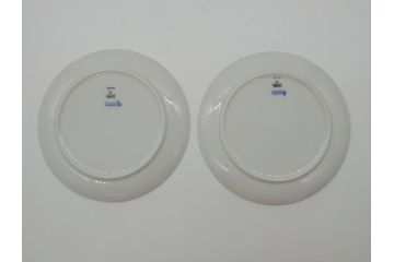 希少　デンマーク　ROYAL　COPENHAGEN(ロイヤルコペンハーゲン)　ミッドサマーナイトドリーム 　ティーセット等6点セット(プレート、カップ&ソーサー、トレイ、舟形ボウル、ティーカップ (モカカップ)&ソーサー、クリーマー、シュガーポット)(R-061731)