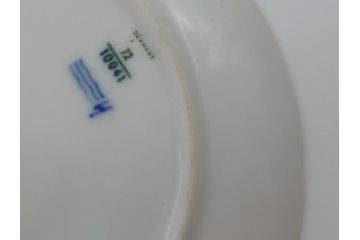希少　デンマーク　ROYAL　COPENHAGEN(ロイヤルコペンハーゲン)　ミッドサマーナイトドリーム 　ティーセット等6点セット(プレート、カップ&ソーサー、トレイ、舟形ボウル、ティーカップ (モカカップ)&ソーサー、クリーマー、シュガーポット)(R-061731)