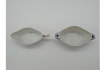 希少　デンマーク　ROYAL　COPENHAGEN(ロイヤルコペンハーゲン)　ミッドサマーナイトドリーム 　ティーセット等6点セット(プレート、カップ&ソーサー、トレイ、舟形ボウル、ティーカップ (モカカップ)&ソーサー、クリーマー、シュガーポット)(R-061731)