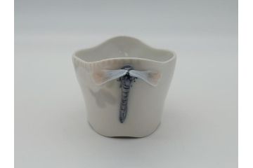 希少　デンマーク　ROYAL　COPENHAGEN(ロイヤルコペンハーゲン)　ミッドサマーナイトドリーム 　ティーセット等6点セット(プレート、カップ&ソーサー、トレイ、舟形ボウル、ティーカップ (モカカップ)&ソーサー、クリーマー、シュガーポット)(R-061731)