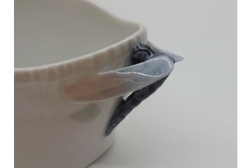 希少　デンマーク　ROYAL　COPENHAGEN(ロイヤルコペンハーゲン)　ミッドサマーナイトドリーム 　ティーセット等6点セット(プレート、カップ&ソーサー、トレイ、舟形ボウル、ティーカップ (モカカップ)&ソーサー、クリーマー、シュガーポット)(R-061731)