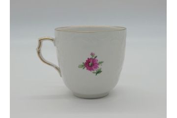 ベルリン　KPM(ベルリン王立磁器製陶所)　金彩　花　蝶　繊細な模様がエレガントな雰囲気のカップ&ソーサー(ケーピーエムベルリン、王の笏、ロココ調、C&S)(R-061734)