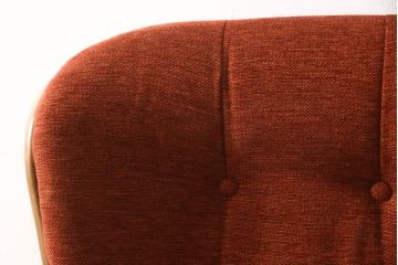 イギリスビンテージ　美品　ERCOL(アーコール)　エバーグリーン　エレガントな雰囲気漂う1人掛けイージーチェア(ラウンジチェア、アームチェア、椅子、ソファ、ヴィンテージ、英国、北欧)(R-061740)